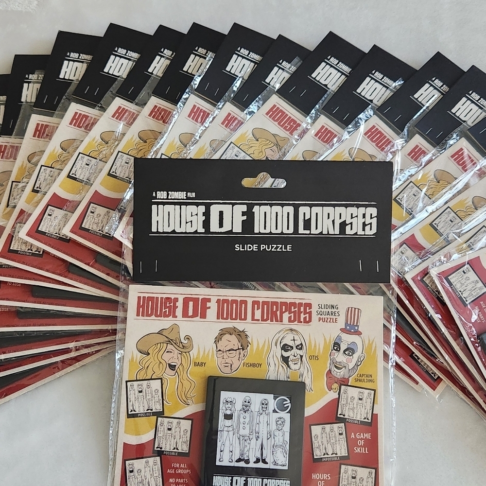 🧩House of 1000 Corpses Slide Puzzle Lot – 20 Pieces – NWT – Rob Zombie Collect - Picture 11 of 12
